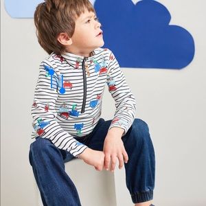 PERFECT Joules Dale Half-Zip Animal Pullover!